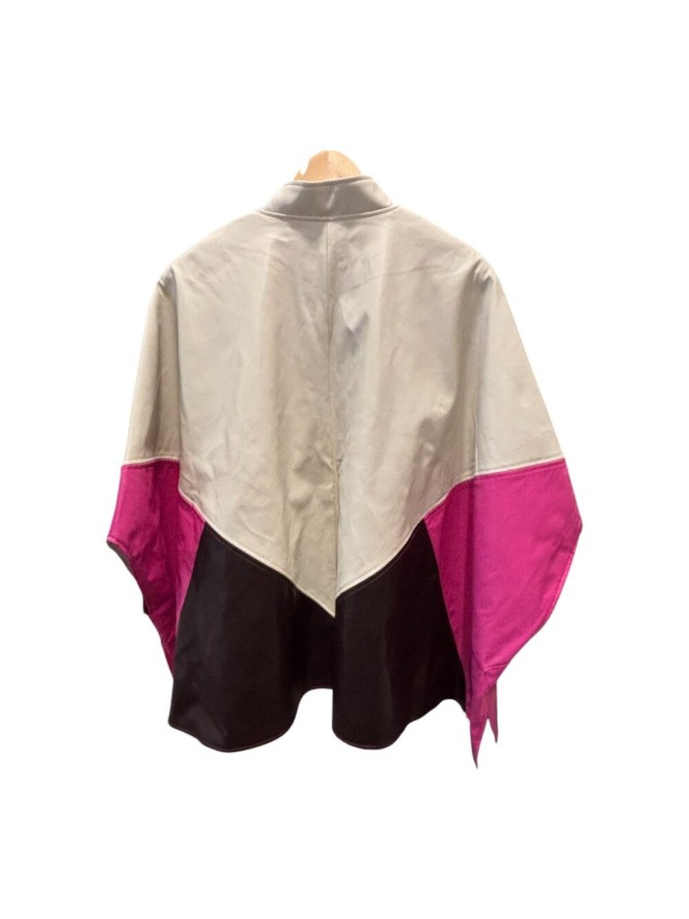 Anthropologie Thea Colorblock Cape Poncho One Size + FREE Kate Spade Tote - Picture 3 of 15